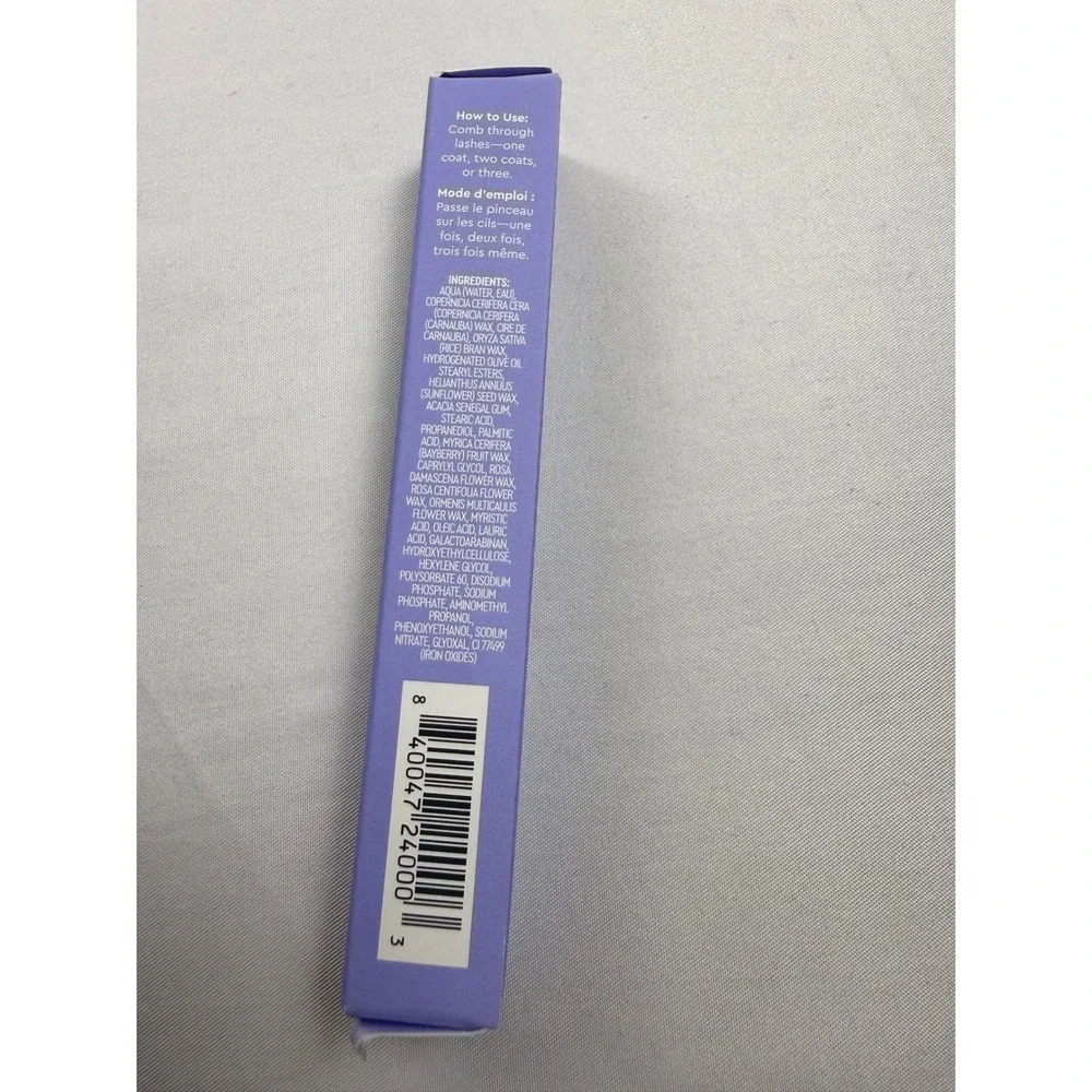 Florence by Mills Built to Lash Mascara Black Noir 0.3oz Vegan Cruelty-Free New